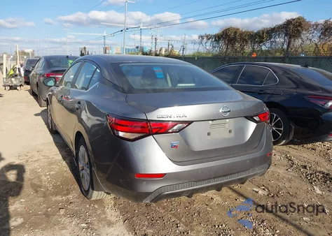 2022 Nissan Sentra S Xtronic Cvt z USA, uszkodzony, nr VIN 3N1AB8BV1NY282560